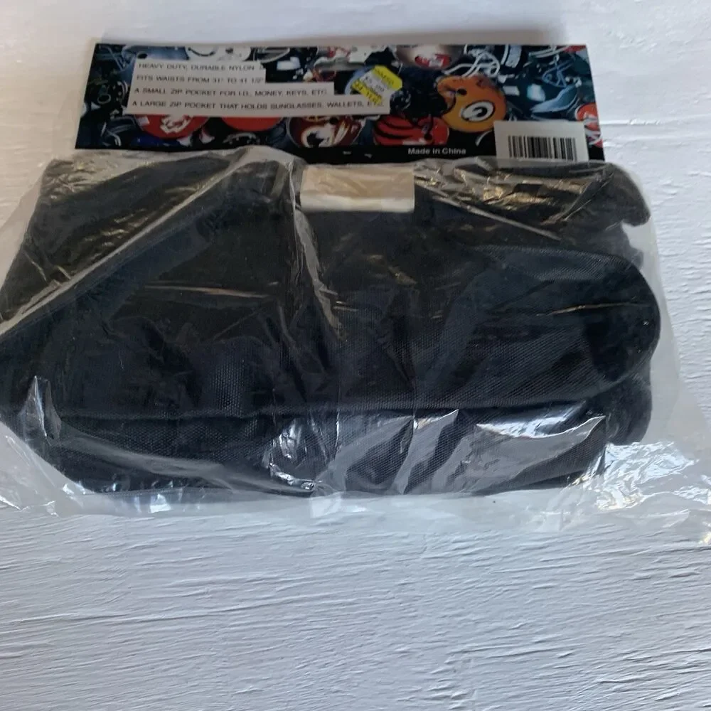 Vintage New Monday Night NFL Raiders Team Logo Travel Pack Fanny Pack
